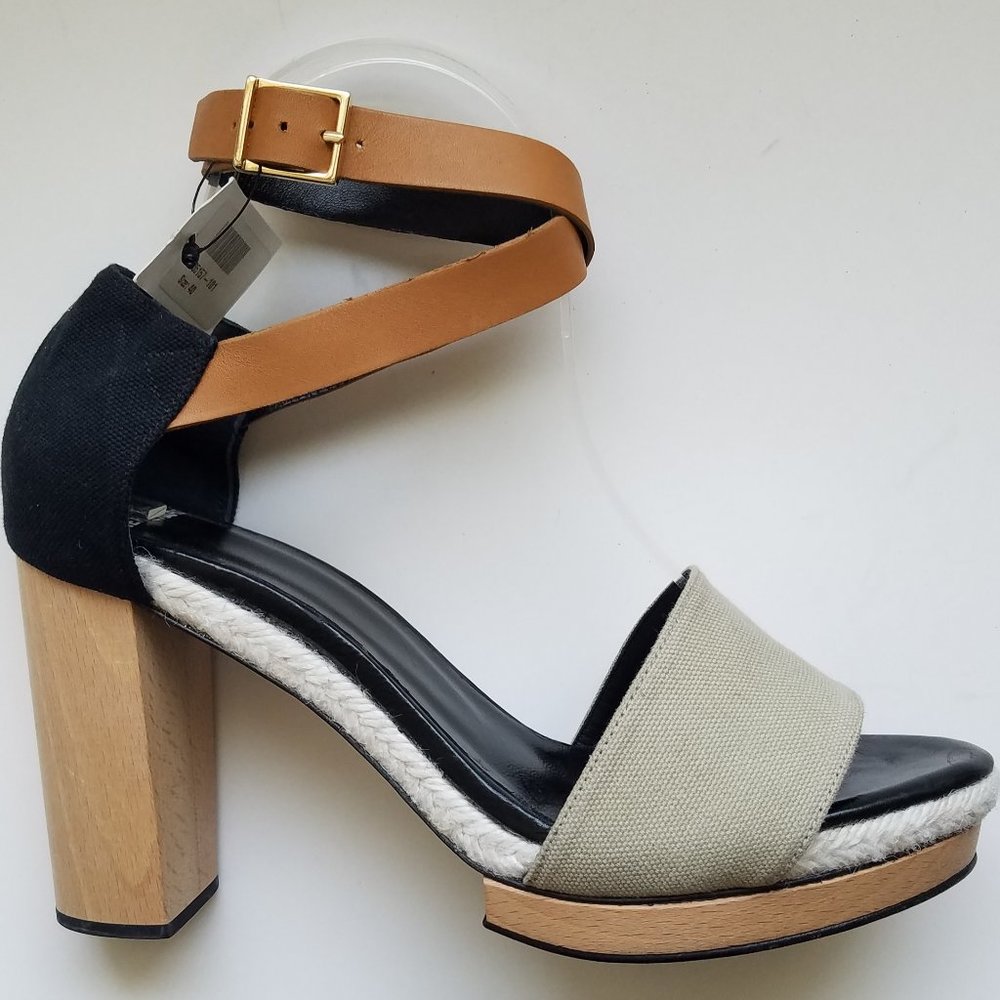 Pierre Hardy Canvas & Leather Sandals